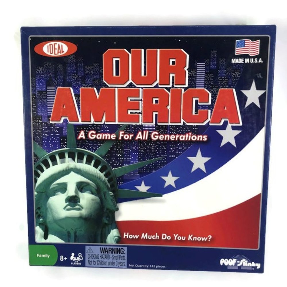OUR AMERICA Board Game- A Game For All Generations
